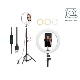 Ring Light Led 26cm 10 Polegadas + Tripé 2,1m (bivolt)