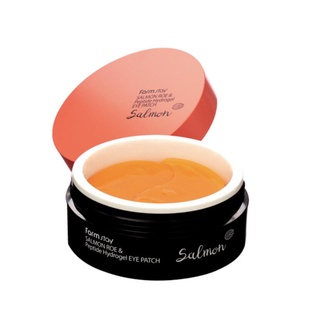 farmstay salmon roe and peptide hydrogel eye patch 90g 60 sheets 30 pairs
