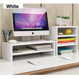 Kit suporte monitor e escaninho pronta entrega mesa home office escritorio organizador