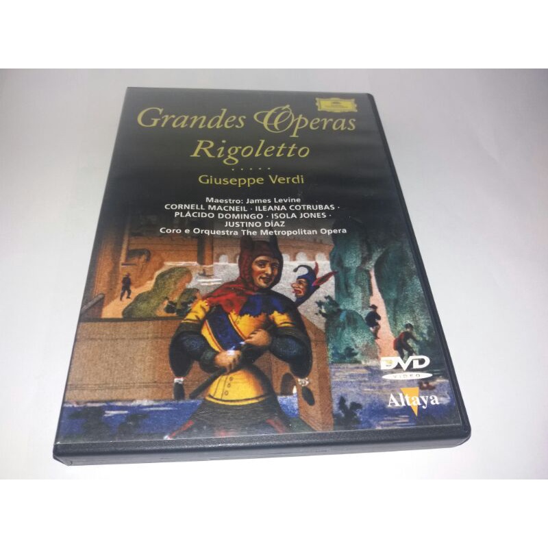 Dvd - Opera : Rigoletto - 2004 - Giuseppe Verdi - Placido Domingos ...