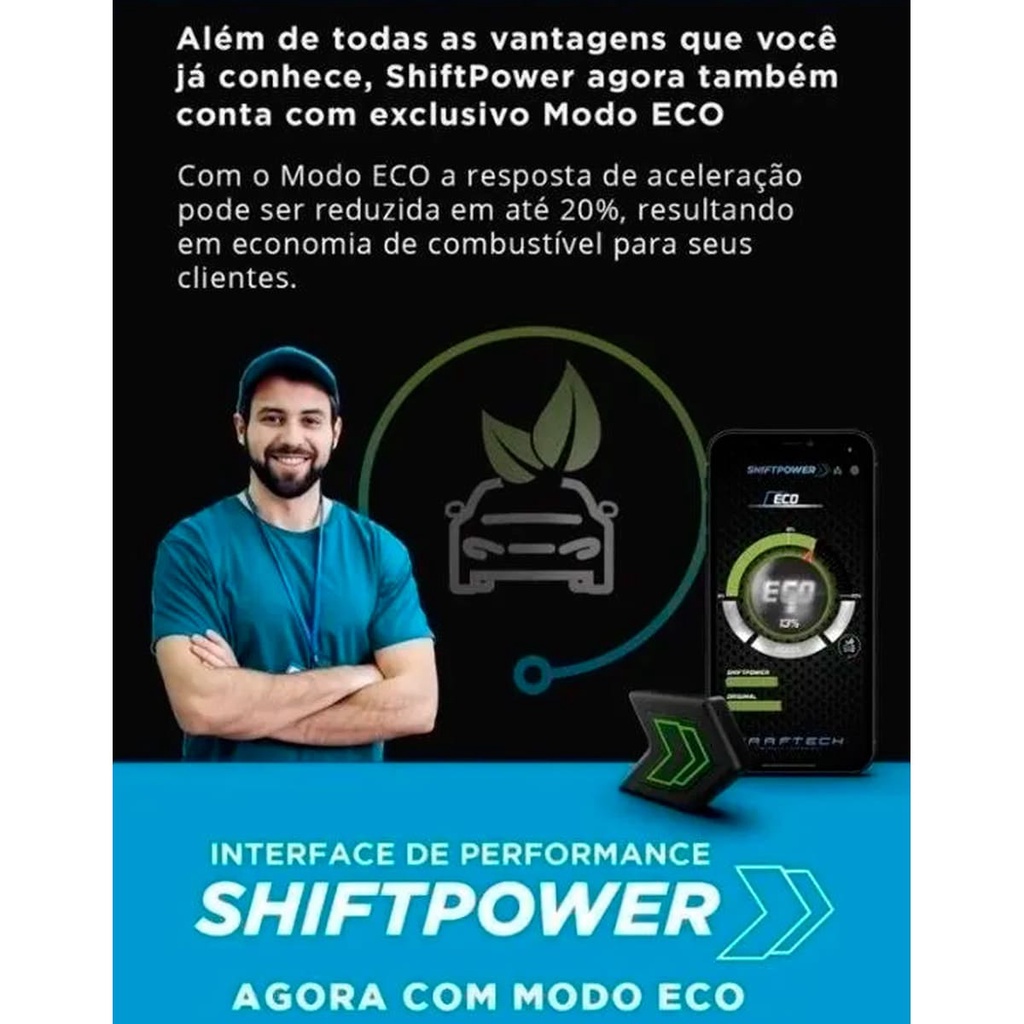 Shiftpower Fox 2003 a 2021 Modo Eco Chip Pedal Acelerador Shiftpower Fox 2003 a 2021 Modo Eco Chip Pedal Acelerador