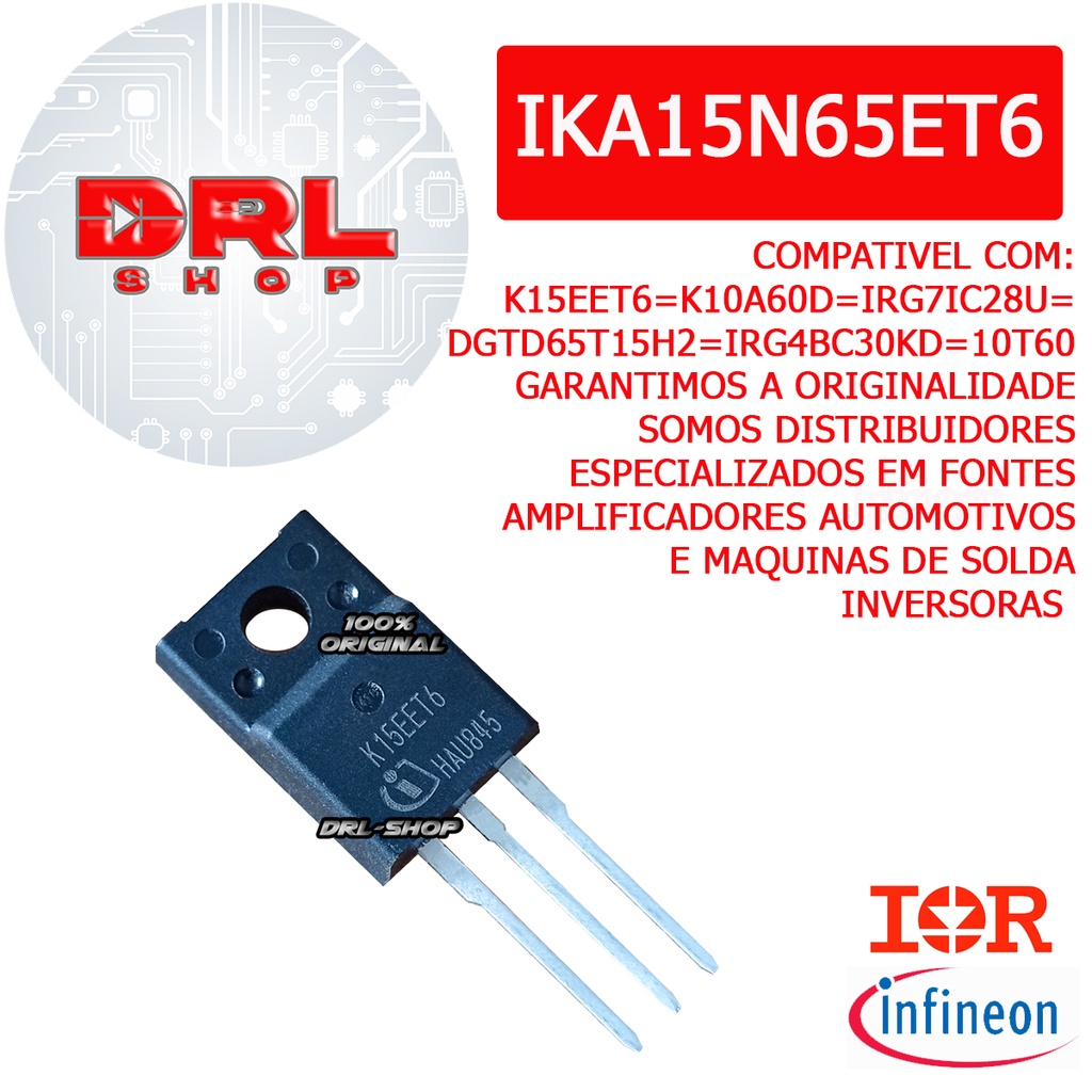 Kit 5 K15eet6 = 30j127 Rjp63k2 30f126 30f124 30J124 Irg7ic28 | Shopee ...