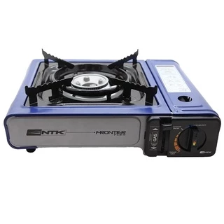 Fogareiro Portátil C/ Adaptador Para Botijão Camping Azul