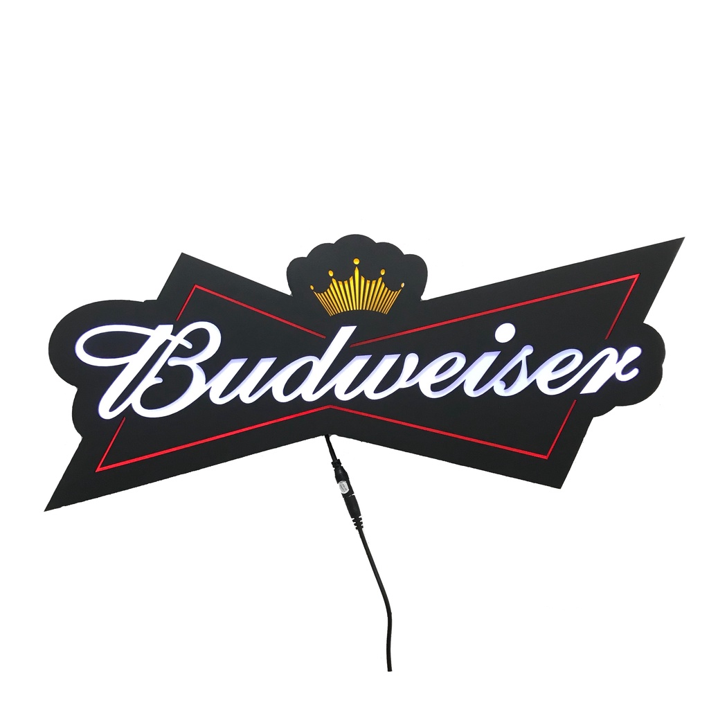 Luminoso | Placa Letreiro Bar Bebida Cerveja Bud