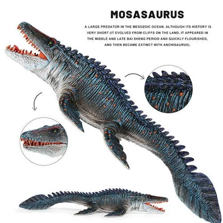Dinossauro Mossasauro Realista Articulado