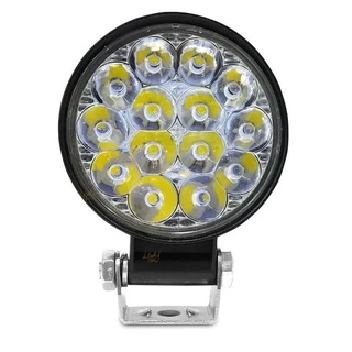Farol Auxiliar Led Milha 42w Redondo 12/24v 6000k