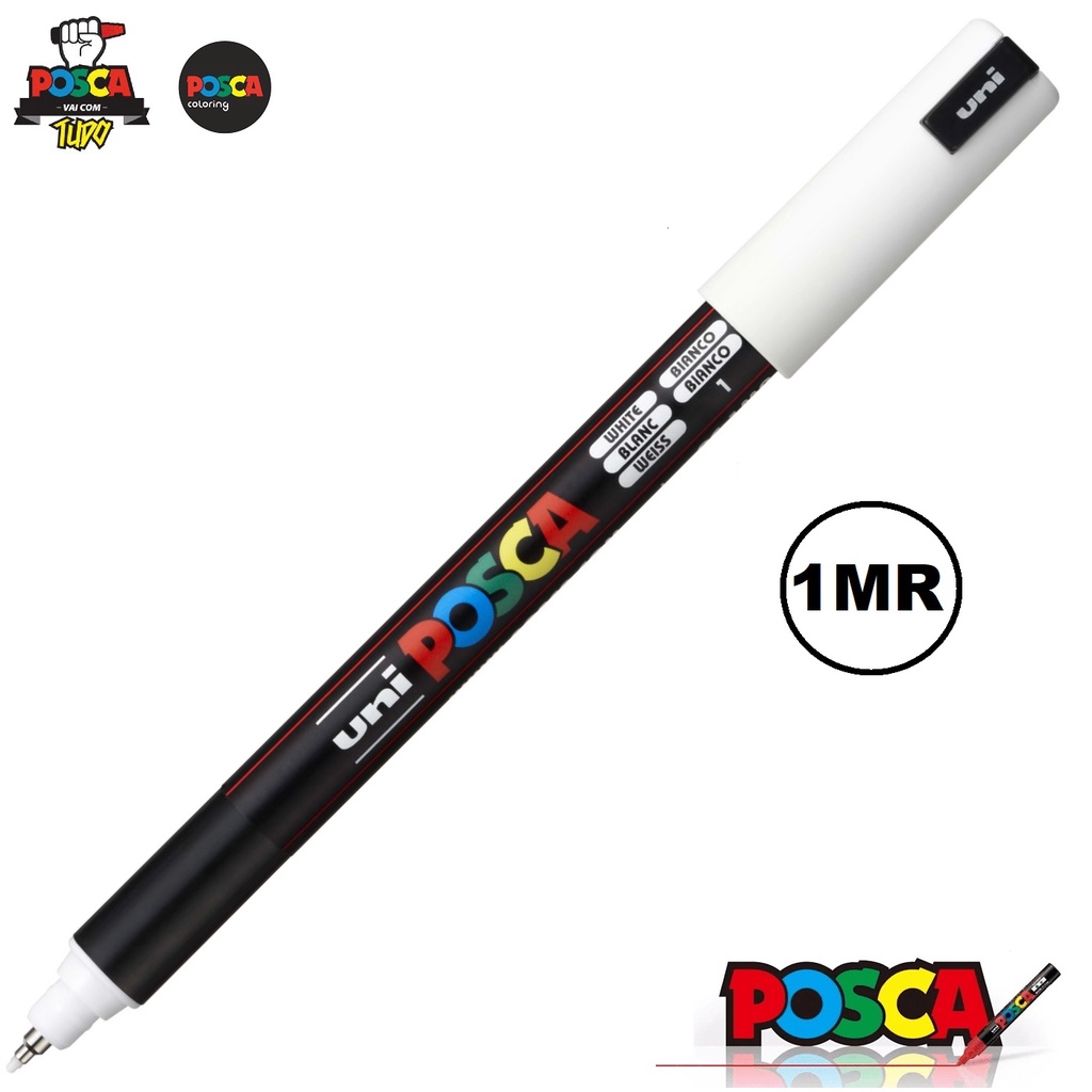 (Original Uni Posca) - Caneta Posca PC-1MR Artistica Fine Line - Uni ...