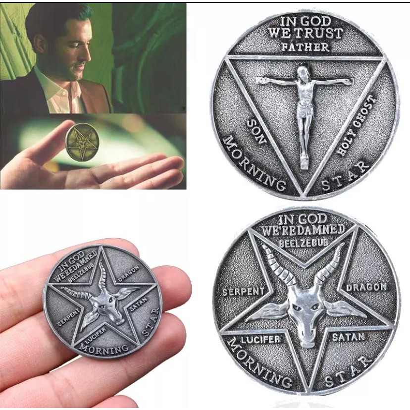 Moeda Lucifer Morningstar ! Colecionador!! | Shopee Brasil