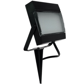 Refletor Led Espeto 7,5W Ecoforce Branco Frio Área Externa