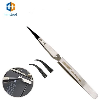 JAKEMY T10-12 Pinça Eletrônica Antiestática De Precisão De Aço Inoxidável Curvada E Reta Para Ferramentas De Reparo De R