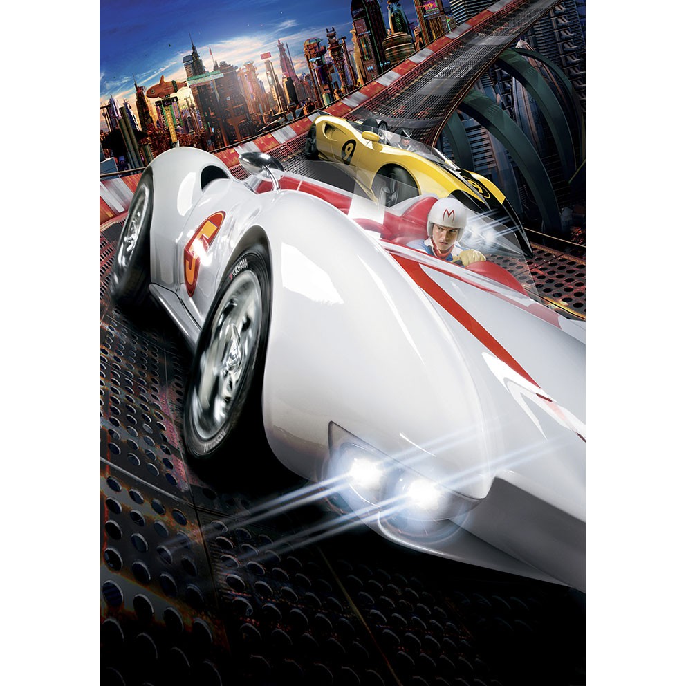 Poster Cartaz Adesivo Decorativo Speed Racer 42,5x60cm | Shopee Brasil