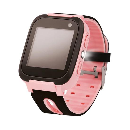 Relogio Smartwatch K12 Kids com GPS Rosa/Preto Shopee Brasil