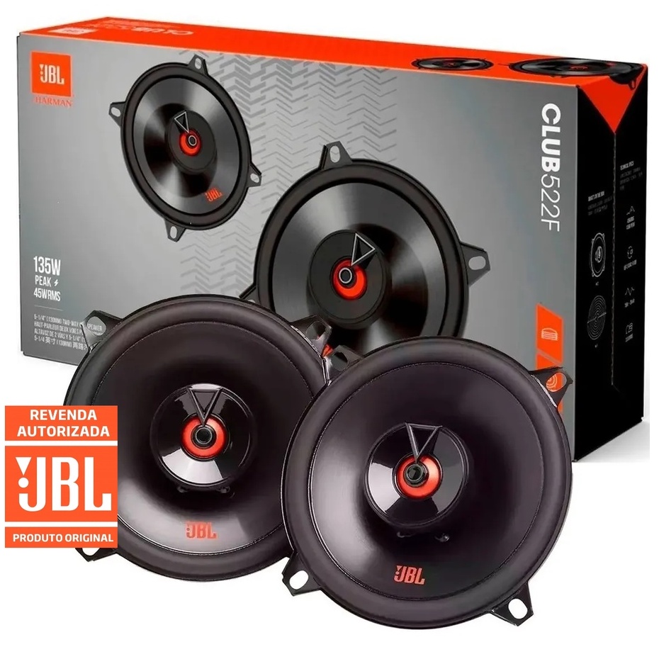 Alto Falante JBL Club 5" Polegadas 522f Original 90w Par Original ...