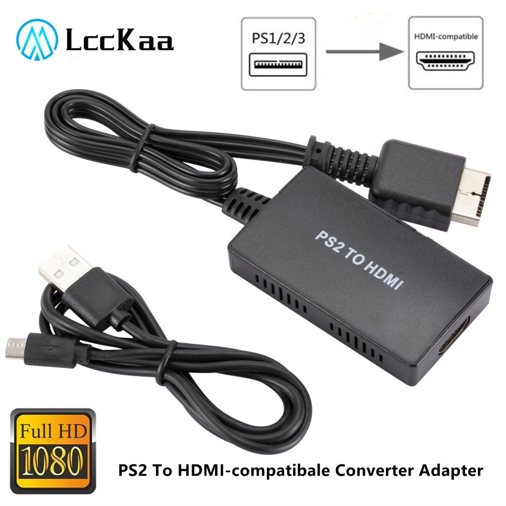 Adaptador conversor de vídeo HDMI para Scart HD para consoles de jogos  retrô, suporte para SFC/MD/PS/SS/PS2/Xbox/Wii