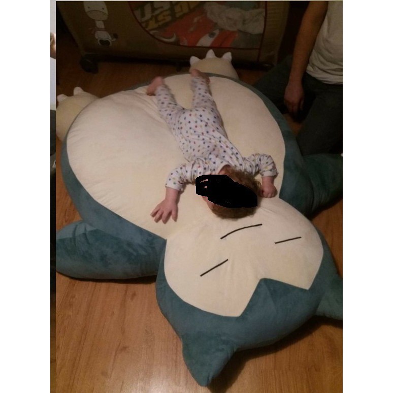 Puff Snorlax Pele Pokémon Gigante 1,5m Zíper Pronta Entrga