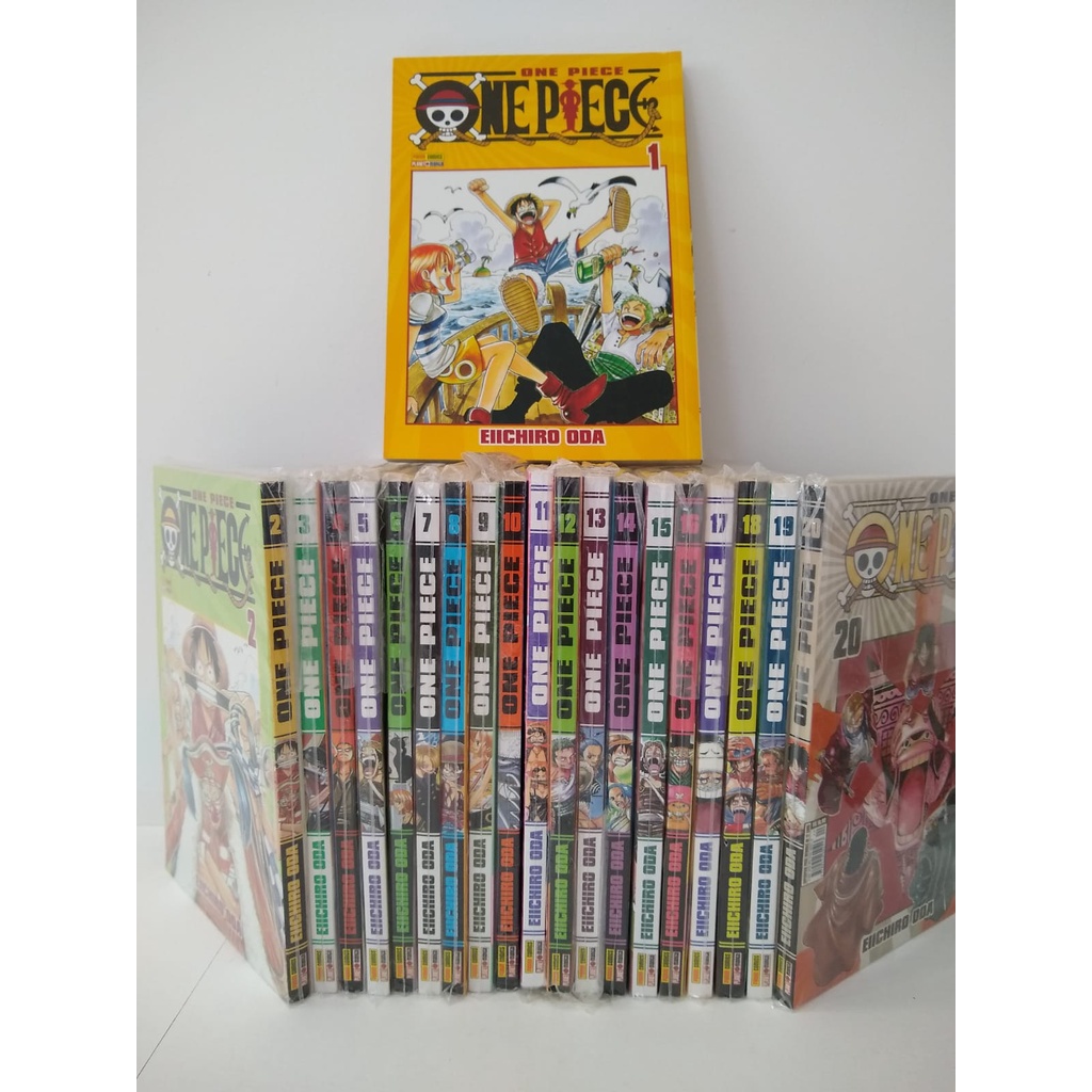 One Piece Primeiros Números Avulsos! 1 2 3 4 5 6 7 8 9 10 11 12 13