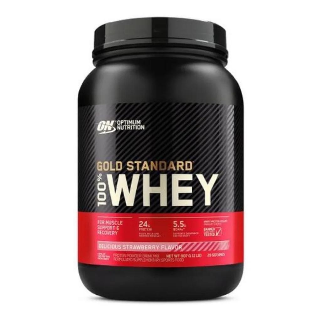 Whey Protein Gold Standard 2lb (907g) On – Morango