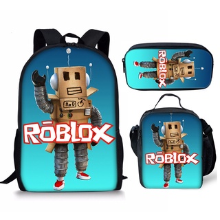 Mochila Escolar Roblox Student Anime Para Crianças De Três Peças Menino -  Escorrega o Preço