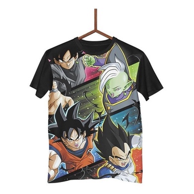 Camiseta Dragon Ball Z Vegeta Estampa Total GOK18