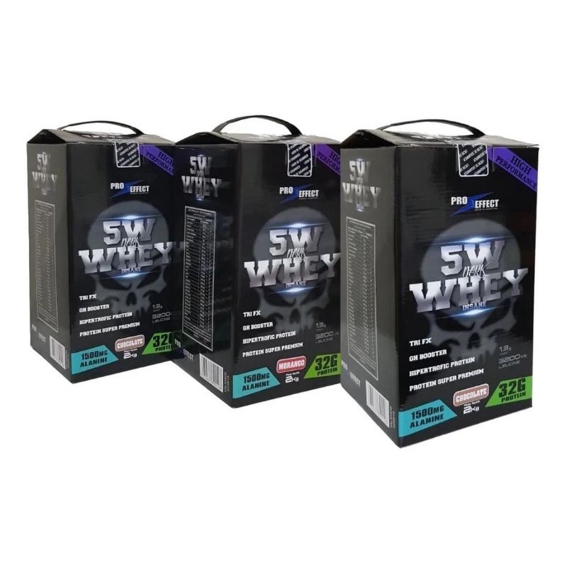 KIT 3x Whey Protein DARK INSANE 2 Kg (imperdível)