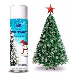 Spray Neve Artificial Colorart 300ml Decoração Para Natal Arvore Natalinos Boneco de Neve