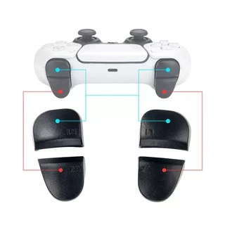 Kit Botões Gatilho Reparo Controle Ps5 L1 R1 L2 R2 + Molas