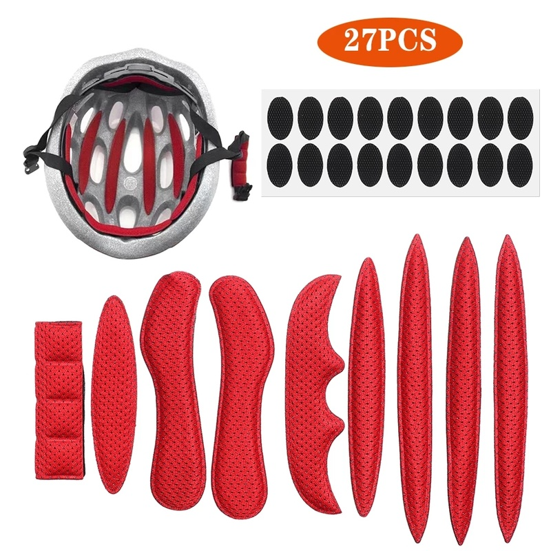 1 Conjunto Universal Almofadas De Espuma Capacete Interno Do Capacete Pad Kit