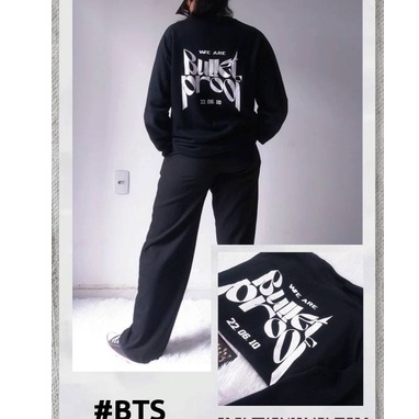 Moletom bts Kpop Proof We Are Bullet Proof Blusa