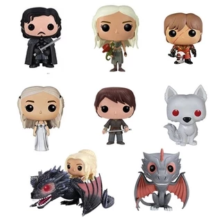 Funko Pop Game Of Thrones Jon Daenerys Black Dragon Night King Figuras De Brinquedo