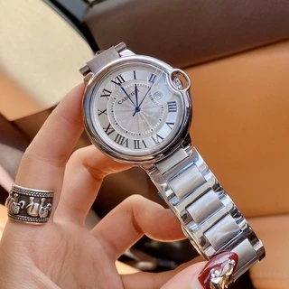 Relógio Azul Série Balão Série Relógio Masculino Estilo Casal Feminino Todos os Aço Inoxidável Estilo Empresarial Popular Simples High-End