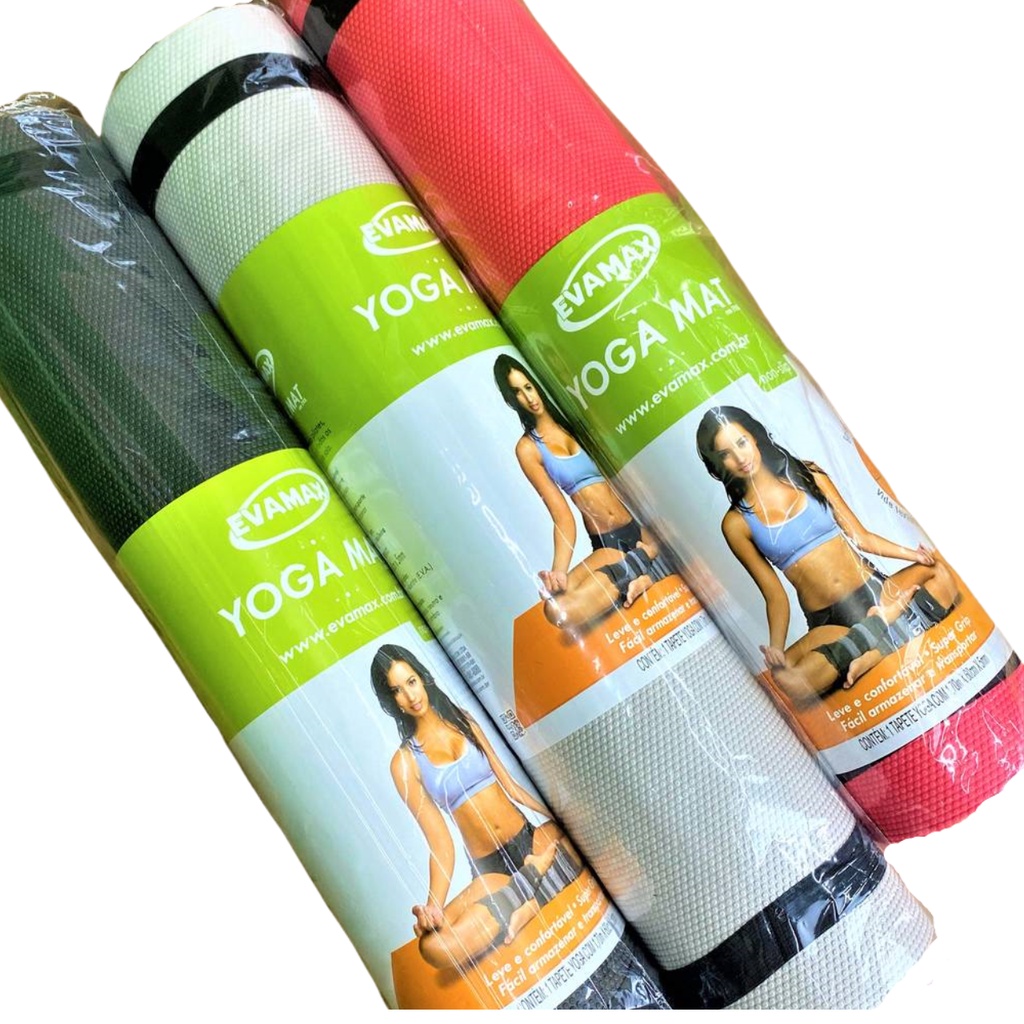 Kit Yoga Alinhamento: Tapete de Yoga TPE + 2 Blocos + Cinto