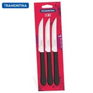 Faca Churrasco Inox 3Pc Leme Preto - Tramontina