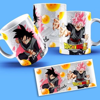 Caneca Dragon Ball Super Goku/vegeta Desenho Fases Evolução