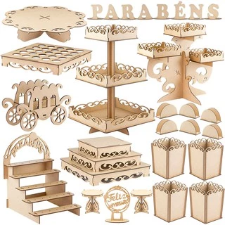 Kit Festa Provençal Mdf Cru Luxo Completo Mais Itens