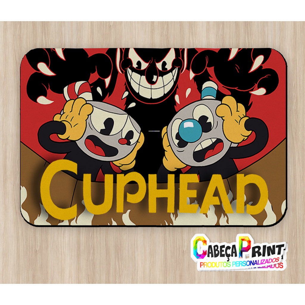 Mouse Pad 20x28 Cm Cuphead | Shopee Brasil