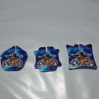 Tazos Elma Chips Boinx Lançadores Piratas