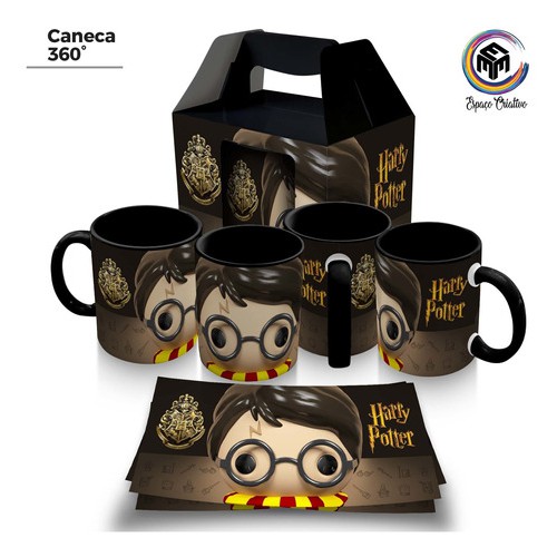 Caneca Mágica Feiticos Harry Potter Termossensível Modelo 1 em Promoção na  Americanas