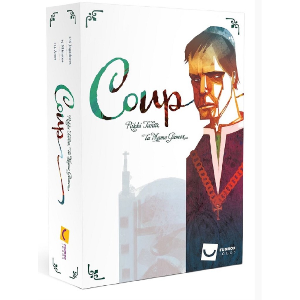 Jogo Coup 2ª Ed Grok C/ Expansão Bufão & Burocrata + Sleeves