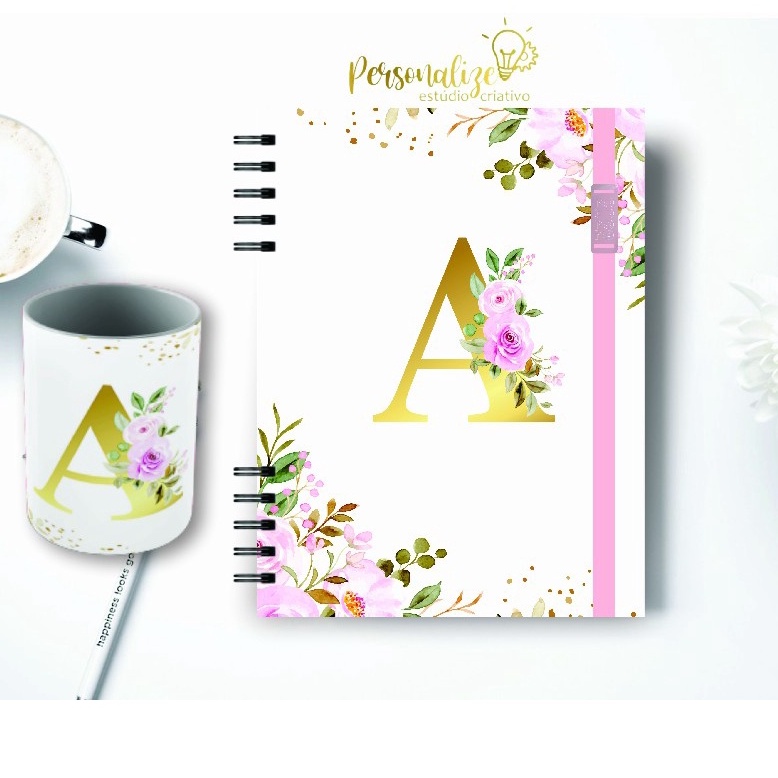 kit Agenda 2024 + caneca personalizada