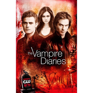 Quadro Decorativo Poster Serie Diarios De Um Vampiro Emoldurado 30x42cm em  Promoção na Americanas