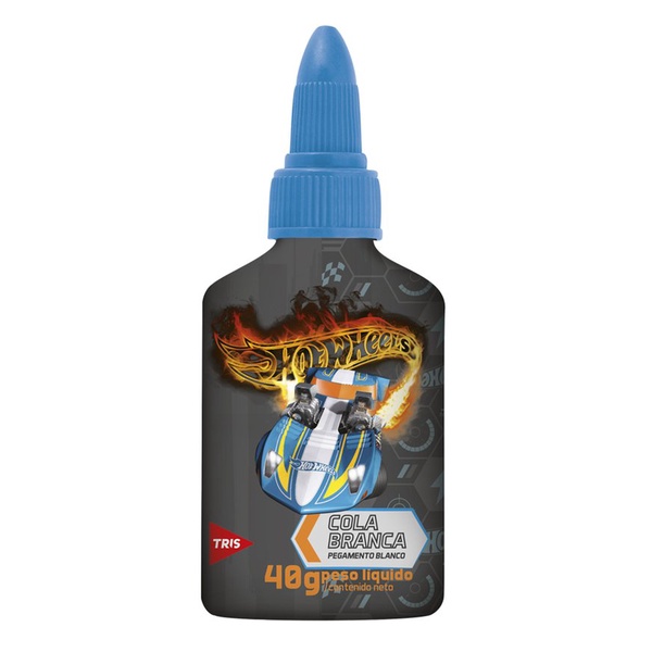 Cola Branca Hot Wheels TRIS 48 g | Shopee Brasil