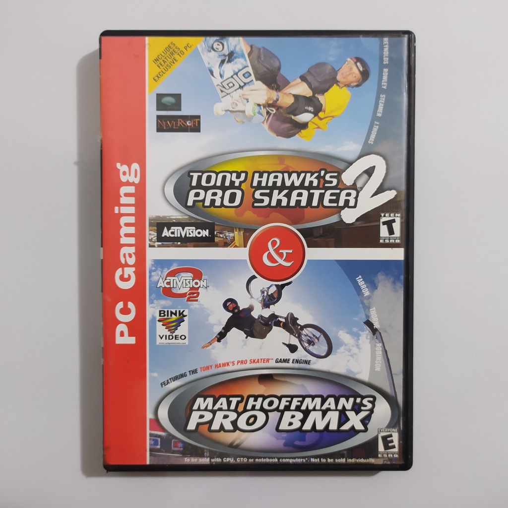 Tony Hawk Pro Skater 2 + Mat Hoffman Pro BMX Original PC | Shopee.