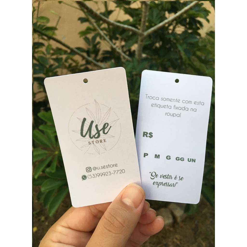25 Tags para Roupas Personalizada | Shopee Brasil