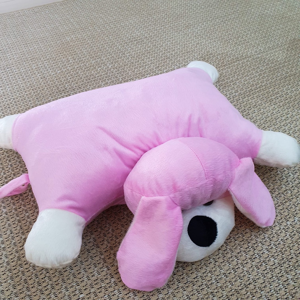 Almofada Travesseiro De Cachorro, Bichinho De Pelúcia | Shopee Brasil