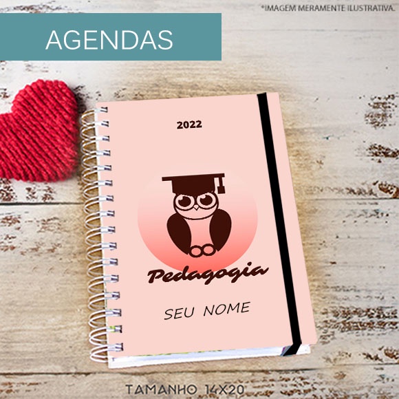 Agenda Personalizada Com Nome 2023 Pedagogia Shopee Brasil 9065