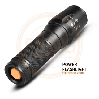 Lanterna Tática com Zoom Militar X900 Profissional Aventura na selva