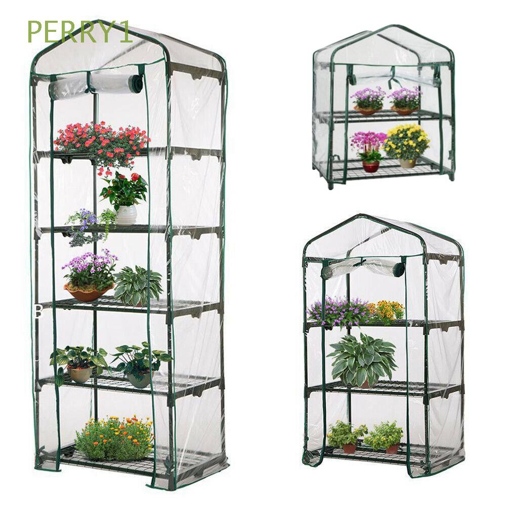Perry1 Planta Túnel Resistente A Corrosão Durável / Crescimento De Pvc Transparente Para Estufa De Planta
