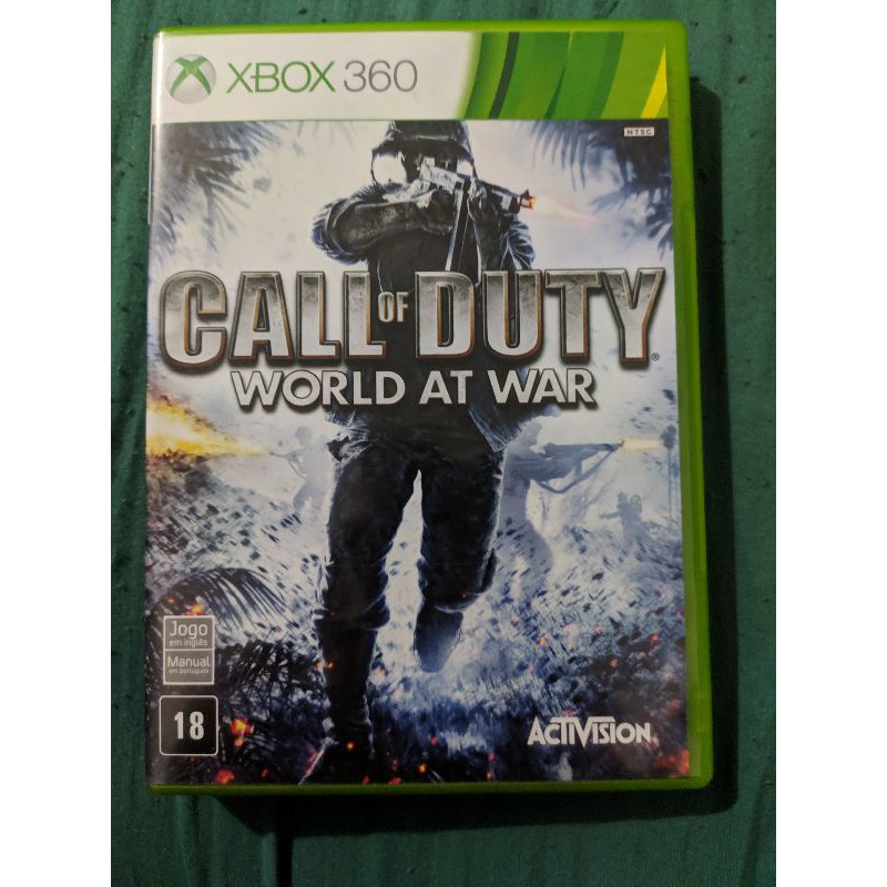 Jogo Call Of Duty World at War Xbox 360 - Usado - Console Games