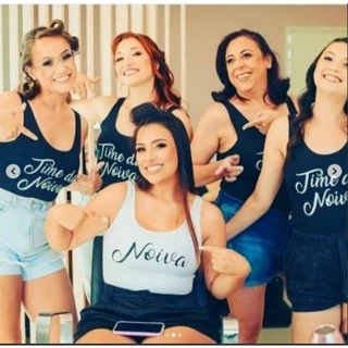 Body Maiô Noiva Team Bride Time da Noiva Para Despedida de Solteira