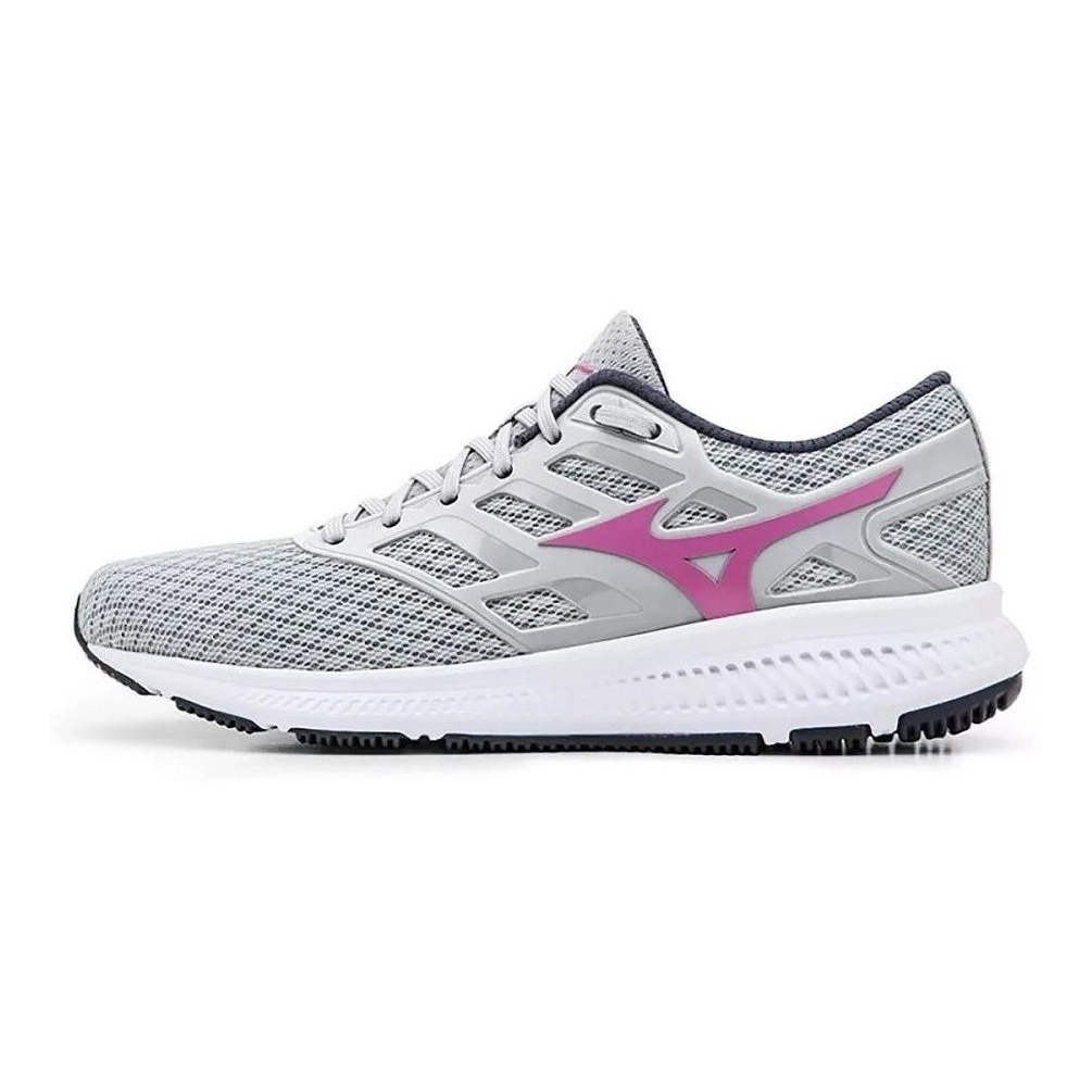 Tenis mizuno feminino prata e sale rosa